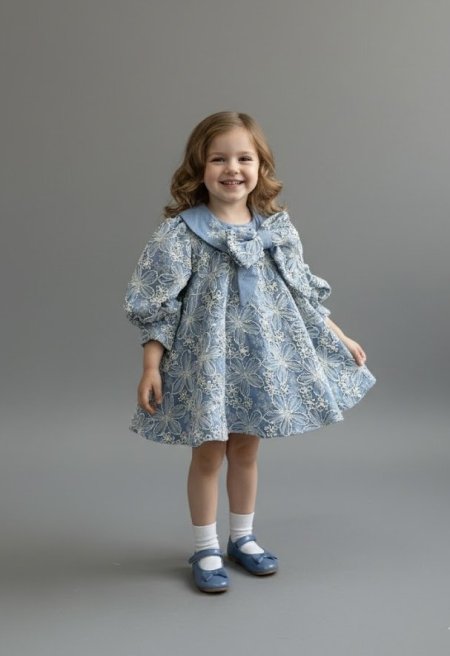 فستان بناتي جينز